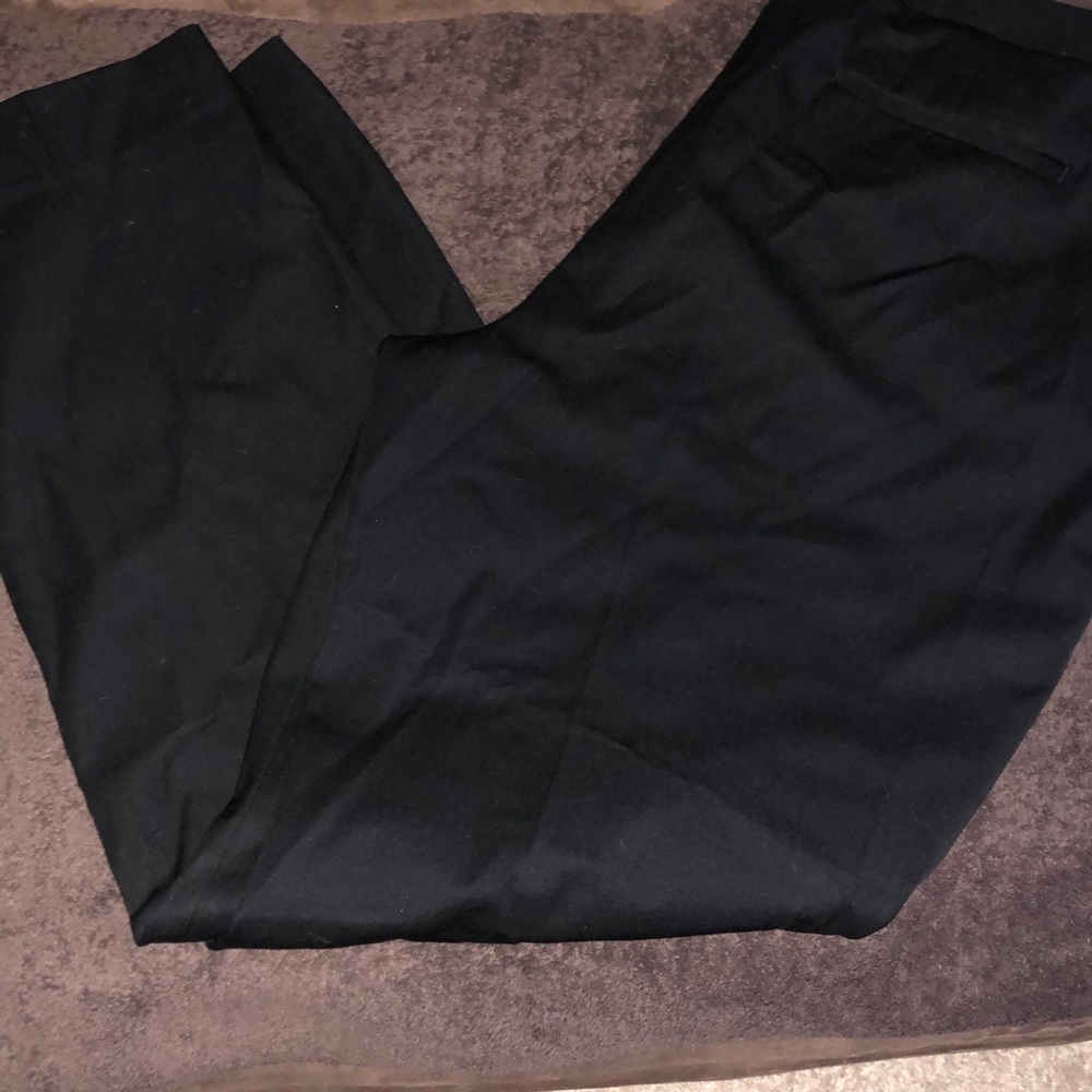 NWT Banana Republic 20 Long Black Trouser Pants